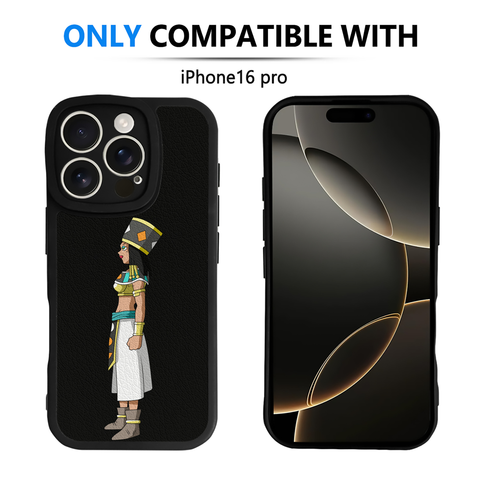 （画像用） ドラゴンボール DRAGON BALL 【iPhone 16シリーズ対応】シリコンスマホケース（レザー調） 材質：シリコン